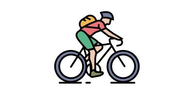 Image for Biking Cycling Pedaling Cricut SVG Design