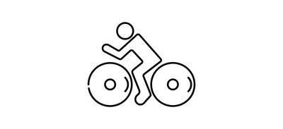 Image for Biking Person Biking Delivery Cricut SVG Design