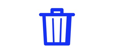 Image for Free Bin Delete Garbage Cricut SVG Design