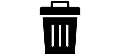 Image for Bin Delete Garbage Cricut SVG Design