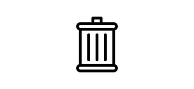 Image for Free Bin Trash Recycle Cricut SVG Design