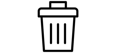 Image for Bin Delete Garbage Cricut SVG Design