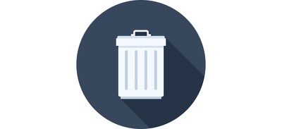 Image for Bin Delete Garbage Cricut SVG Design