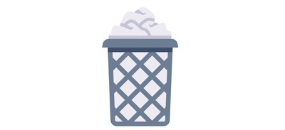 Image for Bin Dustbin Trash Cricut SVG Design