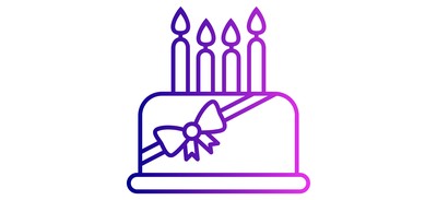 Image for Birthday Cake Candles Cricut SVG Design