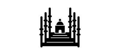 Image for Free Blue Mosque Islamic Mosque Cricut SVG Design