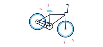 Image for Bmx Tandem Bicycle Cricut SVG Design