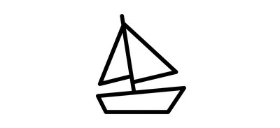 Image for Boat Sail Yacht Cricut SVG Design