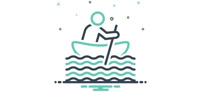 Image for Boating Paddle Sailing Cricut SVG Design