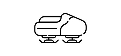 Image for Bobsled Bobsleigh Race Cricut SVG Design