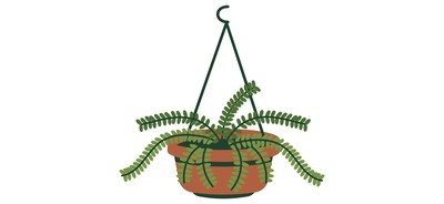 Image for Boston Fern Cricut SVG Design