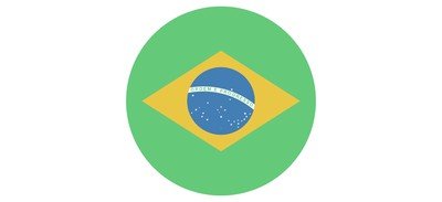 Image for Brazil Flag Circle Cricut SVG Design