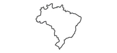 Image for Brazil Country Geograpgy Cricut SVG Design