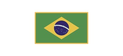 Image for Brazil Flag Country Cricut SVG Design