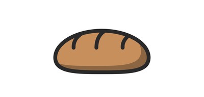 Image for Free Bread Food Nutrition Cricut SVG Design