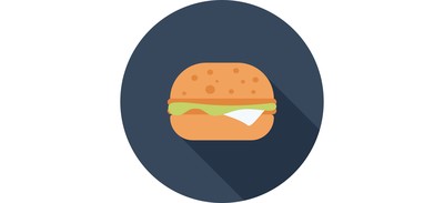 Image for Breakfast Burger Eating Cricut SVG Design