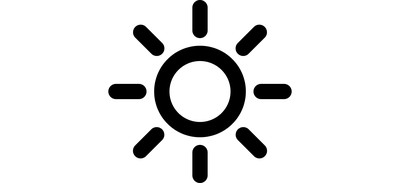 Image for Brightness Sun Increase Brightness Cricut SVG Design