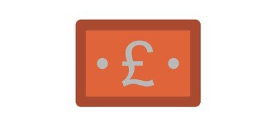 Image for British Pound Money Cricut SVG Design
