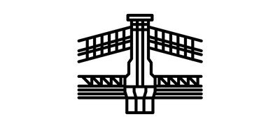 Image for Brooklyn Bridge Building Monument Cricut SVG Design