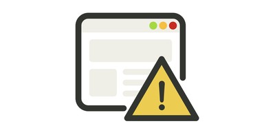 Image for Browser Error Alert Cricut SVG Design