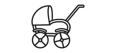 Image for Buggy Carriage Pram Cricut SVG Design