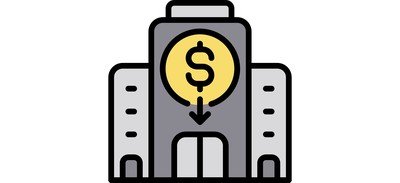 Image for Free Building Bank Banking Cricut SVG Design