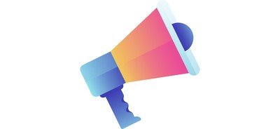 Image for Bullhorn Megaphone Announcement Cricut SVG Design