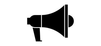 Image for Bullhorn Megaphone Advert Cricut SVG Design