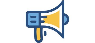 Image for Megaphone Speaking Trumpet Cricut SVG Design