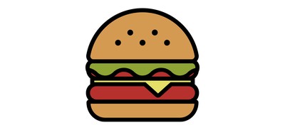 Image for Free Burger Cricut SVG Design