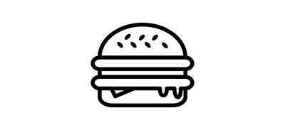 Image for Free Burger Fast Food Cricut SVG Design