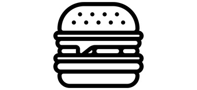 Image for Free Burger Hamburger Fast Food Cricut SVG Design