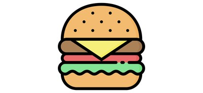 Image for Burger Hamburger Sandwich Cricut SVG Design