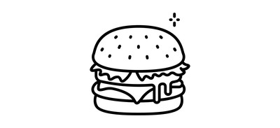 Image for Free Burger Hamburger Patty Cricut SVG Design