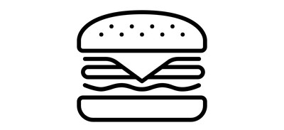 Image for Burger Hamburger Food Cricut SVG Design