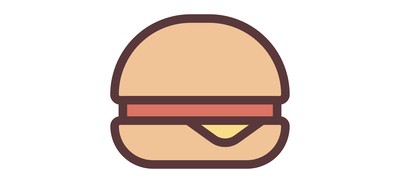 Image for Free Burger Hamburger Cheeseburger Cricut SVG Design