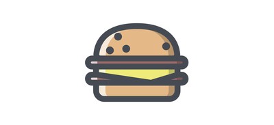 Image for Burger Cheese Fastfood Cricut SVG Design