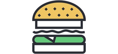 Image for Burger Fast Food Cricut SVG Design