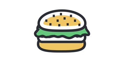 Image for Burger Fast Food Cricut SVG Design