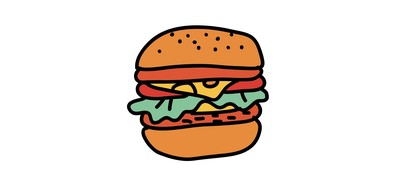 Image for Burger Fast Food Food Cricut SVG Design