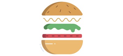 Image for Burger Hamburger Cheeseburger Cricut SVG Design