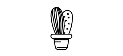 Image for Free Cactus Nature Leaf Cricut SVG Design