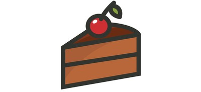 Image for Cake Slice Cherry Cricut SVG Design