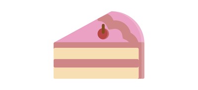 Image for Free Cake Piece Topping Cricut SVG Design