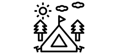 Image for Camping Outside Forest Cricut SVG Design