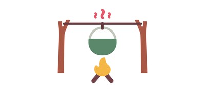 Image for Fire Cooking Pot Cricut SVG Design