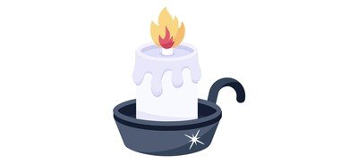 Image for Flame Candle Ignition Cricut SVG Design