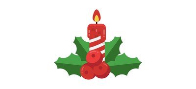 Image for Candle Celebration Christmas Candle Cricut SVG Design