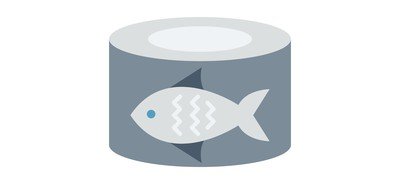 Image for Canned Fish Food Cricut SVG Design