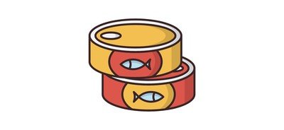 Image for Canned Goods Fish Cricut SVG Design